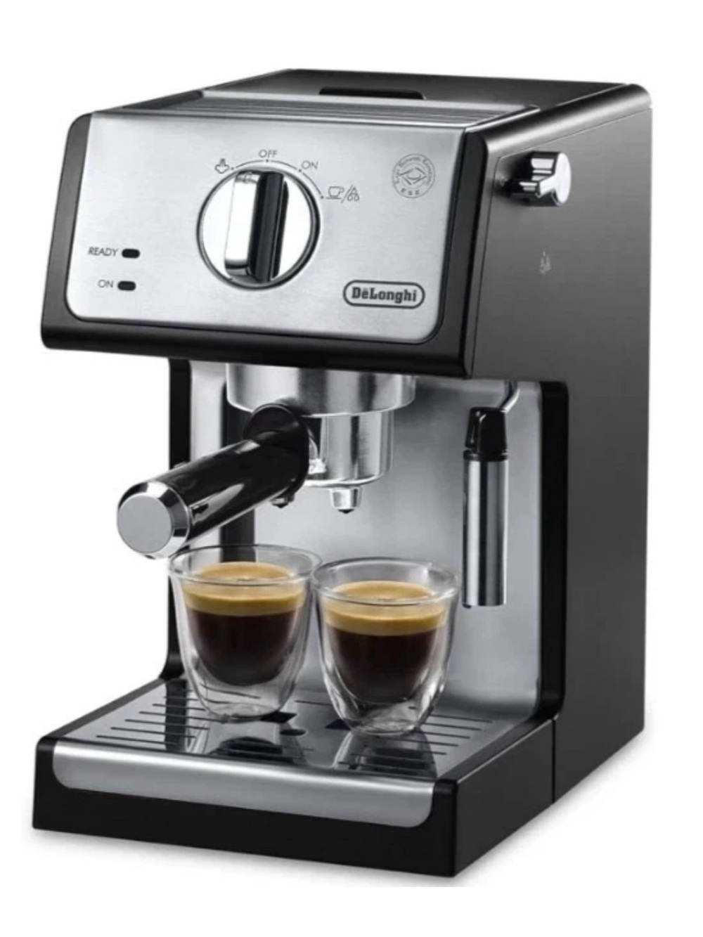 De'Longhi ECP3220 15-Bar Pump Espresso and Cappuccino Machine.